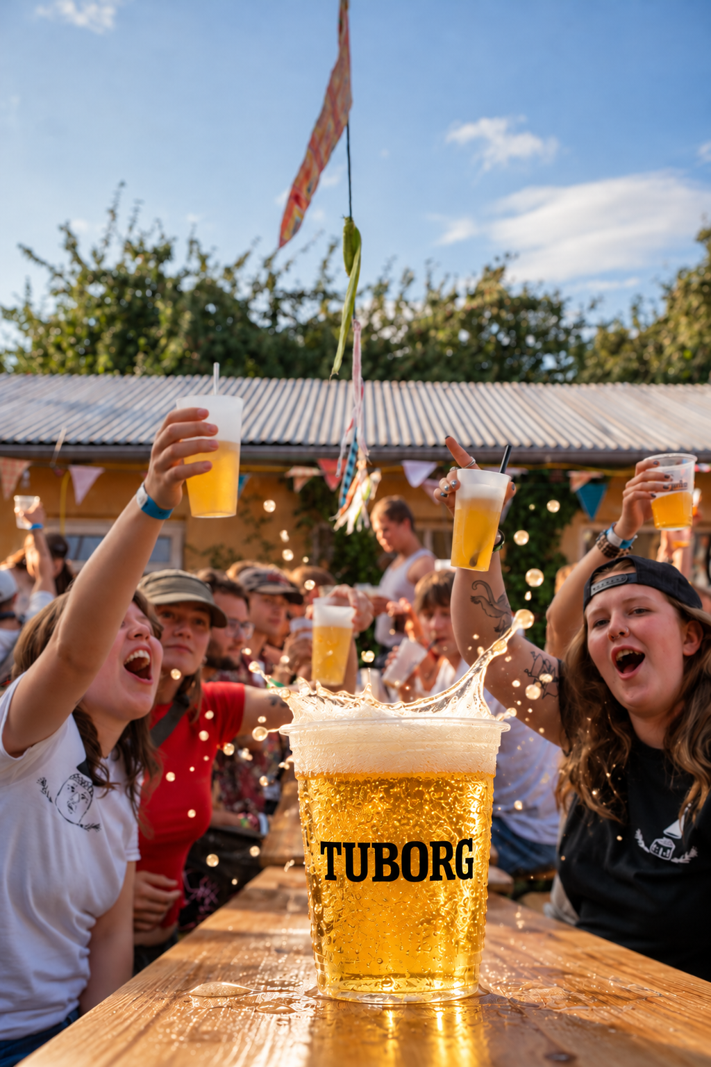 Tuborg-fadøl og feststemning på KlangFest